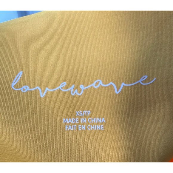 Revolve Lovewave Sz XS Yellow Luka Active Wear Pants Yoga Leggings - Picture 8 of 11